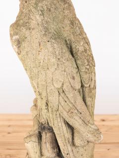 Vintage Stone Horned Owl Garden Ornament USA Mid 20th C  - 4279798