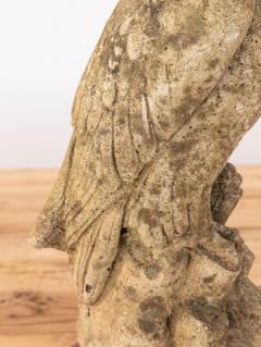 Vintage Stone Horned Owl Garden Ornament USA Mid 20th C  - 4279806