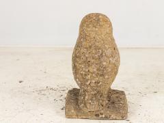 Vintage Stone Owl Garden Ornament - 3585234