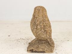 Vintage Stone Owl Garden Ornament - 3585236