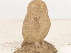 Vintage Stone Owl Garden Ornament - 3585240