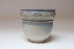 Vintage Studio Pottery Blue Ombr Planter by Deanna Nichols - 4453460