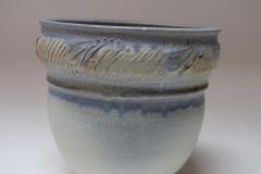 Vintage Studio Pottery Blue Ombr Planter by Deanna Nichols - 4453463