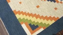 Vintage Swedish Flat Weave Carpet 20th Century 57 x 8 - 3967510