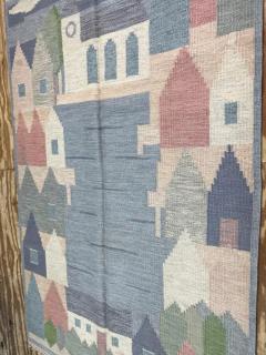 Vintage Swedish Kilim Most Unusual - 3971464