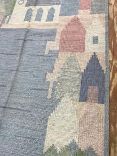 Vintage Swedish Kilim Most Unusual - 3971467