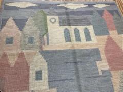 Vintage Swedish Kilim Most Unusual - 3971497