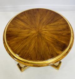 Vintage Tabouret Table With Dolphin Design Gold Accents - 4129091