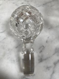 Vintage Tall Italian Glass Bottle 1950s - 2078154