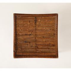 Vintage Thebes Bamboo Stool - 4370361