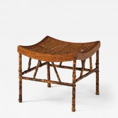 Vintage Thebes Bamboo Stool - 4370449