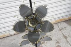 Vintage Tiffany 3 light lotus floor lamp - 4033118