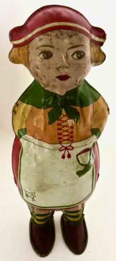 Vintage Tin Wind Up Toy by Lindstrom Dancing Katinka American Circa 1930 - 3221046