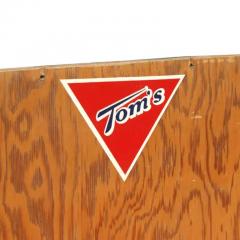 Vintage Toms Peanuts Wooden Display Stand - 3529421