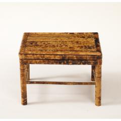 Vintage Tortoise Bamboo Plant Stand - 4370366