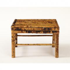 Vintage Tortoise Bamboo Plant Stand - 4370371