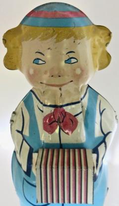 Vintage Toy by Lindstrom Dancing Dutch Boy Playing Accordion American Circa 1930 - 3221024