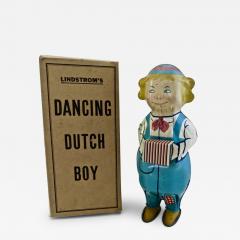 Vintage Toy by Lindstrom Dancing Dutch Boy Playing Accordion American Circa 1930 - 3223530