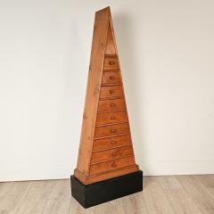 Vintage Triangle Chest on Pedestal circa 1975 - 3320695
