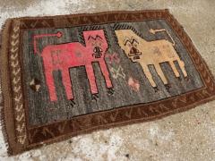 Vintage Turkish Anatolian Pictorial Rug - 4575329