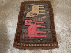 Vintage Turkish Anatolian Pictorial Rug - 4575332