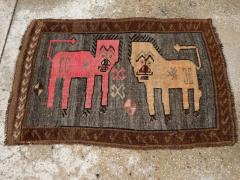 Vintage Turkish Anatolian Pictorial Rug - 4575333