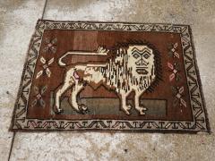 Vintage Turkish Anatolian Pictorial Rug Pair 1 of 2  - 4575296