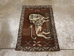 Vintage Turkish Anatolian Pictorial Rug Pair 1 of 2  - 4575298
