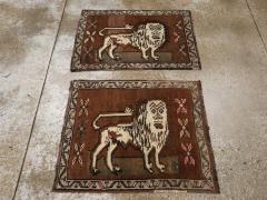 Vintage Turkish Anatolian Pictorial Rug Pair 1 of 2  - 4575300