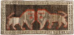 Vintage Turkish Anatolian Pictorial Rug Pair 2 of 2  - 4575307