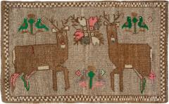Vintage Turkish Anatolian Pictorial Rug Pair 2 of 2  - 4575314