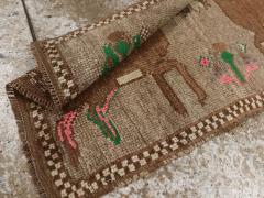 Vintage Turkish Anatolian Pictorial Rug Pair 2 of 2  - 4575322