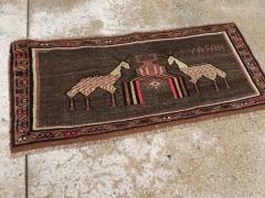 Vintage Turkish Anatolian Pictorial Rug Pair 2 of 2  - 4575316