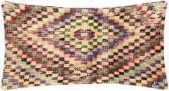 Vintage Turkish Mid Century Modern Pillow 14 x 23  - 4387929