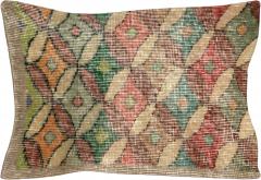 Vintage Turkish Mid Century Modern Pillow 16 x 23  - 4387935