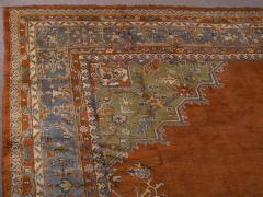 Vintage Turkish Oushak Room Size Rug circa 1940 60 11 75 x 15 - 1180895