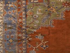 Vintage Turkish Oushak Room Size Rug circa 1940 60 11 75 x 15 - 1180896