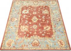 Vintage Turkish Oushak Rug 108 x 127  - 4049015