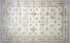 Vintage Turkish Oushak Rug 122 x 1910  - 4048571