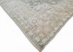 Vintage Turkish Oushak Rug 411 x 10 - 4049067