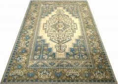 Vintage Turkish Oushak Rug 76 x 13 - 4048458