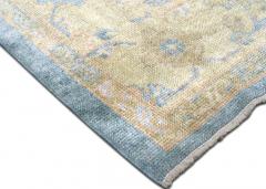 Vintage Turkish Oushak Rug 78 x 1010  - 4048844