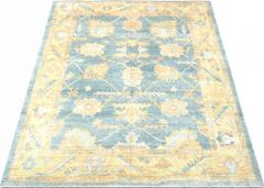 Vintage Turkish Oushak Rug 78 x 1010  - 4048845