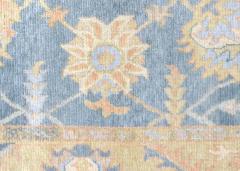 Vintage Turkish Oushak Rug 78 x 1010  - 4048847