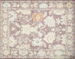 Vintage Turkish Oushak Rug 9 x 113  - 4062080