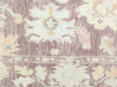 Vintage Turkish Oushak Rug 9 x 113  - 4062137