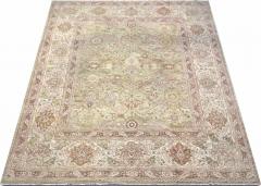 Vintage Turkish Oushak Rug 92 x 117  - 4048200