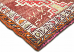 Vintage Turkish Oushak Runner 210 x 1210  - 4053082