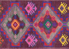 Vintage Turkish Oushak Runner 29 x 113  - 4053122