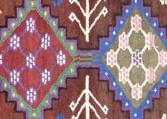 Vintage Turkish Oushak Runner 31 x 1011  - 4053111